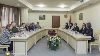 Representatives of Management and Teaching staff of Near East South Asia Center for Strategic Studies (NESA) at the RA Investigative Committee; Cooperation Arrangements in Training Field Achieved (photos)